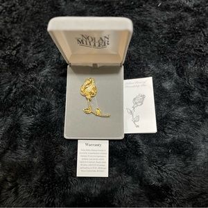 Nolan Miller “Yellow Rose of Friendship “ pin.